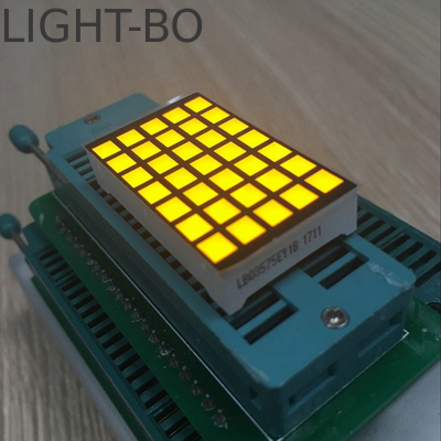 5x7 Dot Matrix màn hình LED với điện áp ngược của 5V và kết nối hàng Anode Cột cathode