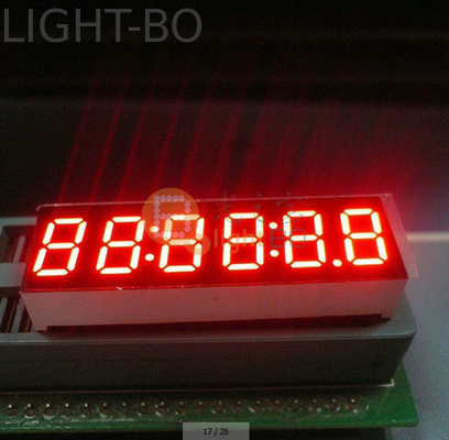 Giá tốt. 6 chữ số kích thước màn hình đồng hồ LED với bước sóng 515-525nm và nguồn điện trực tuyến
