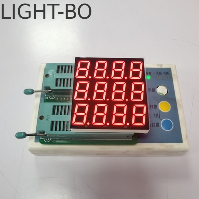 Ultra Bright Red Three Row Four Digit 7 Segment Led Display cho các thiết bị điều khiển