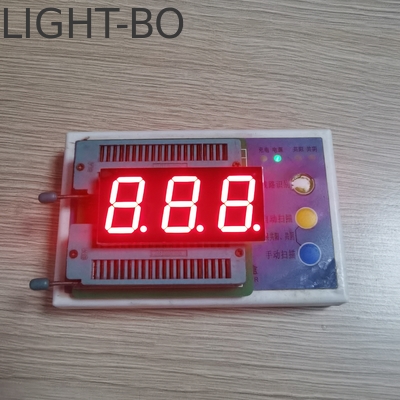 Ultra Bright Red Cathode Three Digit Seven Segment Led Display Cho màn hình ngoài trời