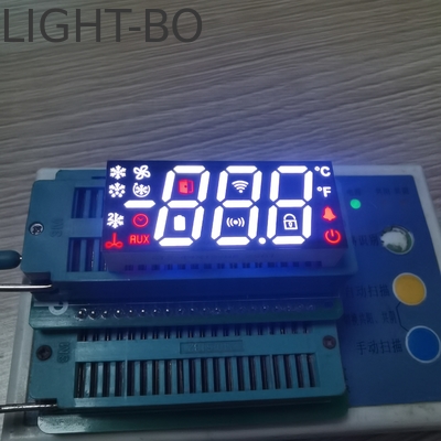 Nhiều màu 3 chữ số 7 phân đoạn màn hình LED Công thức chung cho bộ điều khiển tủ lạnh