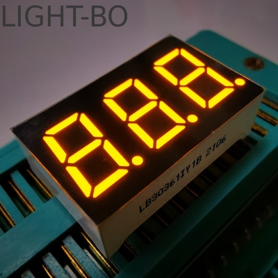 Giá tốt. Hiển thị đèn LED Amber cực sáng 7 phân đoạn 3 chữ số 9,2mm trực tuyến