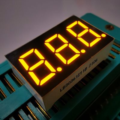 Màn hình LED Super Bright Amber 7 Segment 3 Digit 9.2mm Common Cathode cho Panel Meter