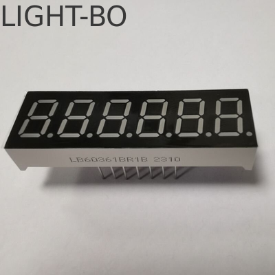 Giá tốt. Màn hình LED màu xanh 6 chữ số 0,36 inch 7 phân đoạn, được sử dụng rộng rãi cho bảng điều khiển trực tuyến