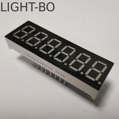 Giá tốt. Màn hình LED màu cam 6 chữ số 0,36 inch 7 phân đoạn, được sử dụng rộng rãi cho bảng điều khiển trực tuyến