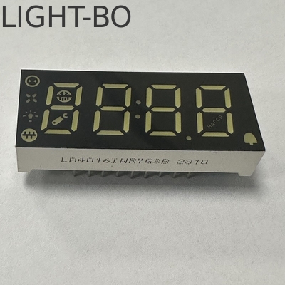 4 chữ số 7 phân đoạn màn hình LED đa màu cathode chung cho bảng điều khiển tủ lạnh