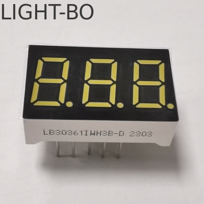 Ultra Bright White 3 Digit 7 Segment LED Display 0,36 