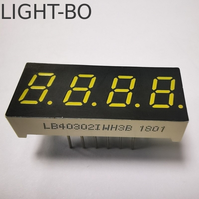 Giá tốt. 4 chữ số 7 phân khúc màn hình LED phổ biến Cathode Ultra White 7.62mm cho chỉ số nhiệt độ trực tuyến