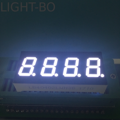 Ultra Bright White 4 Digit 0.4inch 7 Common Cathode Segment LED Display cho bảng điều khiển