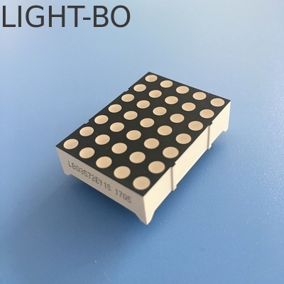 Ống matrix màn hình LED 3mm màu vàng siêu sáng cho các dấu hiệu di chuyển / bảng thông báo