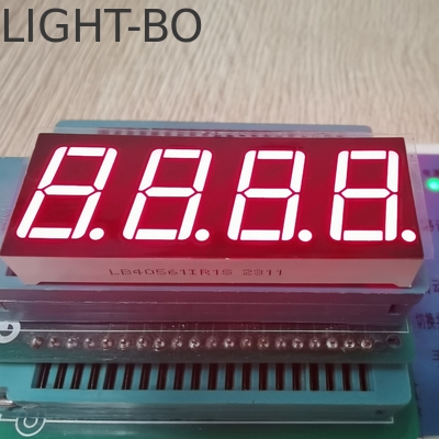 4 chữ số 14.2mm Đỏ sáng cao 7 phân đoạn màn hình LED Common Anode For Temperature Control