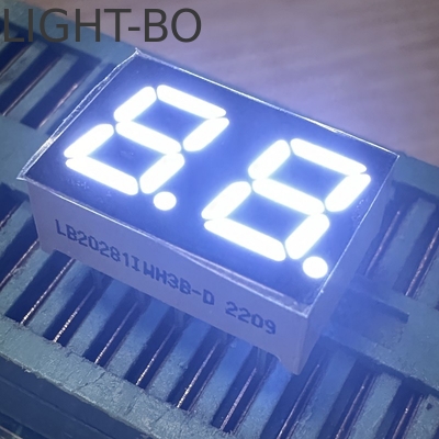 Màn hình LED siêu sáng trắng 2 chữ số 7mm 7 phân khúc Kháng phổ biến cho các thiết bị gia dụng