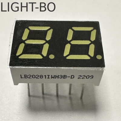 Giá tốt. Màn hình LED 2 chữ số 7mm 7 phân đoạn siêu sáng trắng Anode chung cho các thiết bị gia dụng trực tuyến