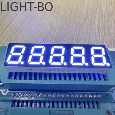 Màn hình LED 7 phân đoạn Ultra White 5 chữ số 0.39inch Công thức thông thường cho chỉ số kỹ thuật số