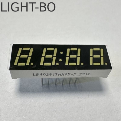 Màn hình LED 7mm Ulrta Đỏ sáng 4 chữ số 7 phân đoạn Công thức chung cho bảng điều khiển đa số