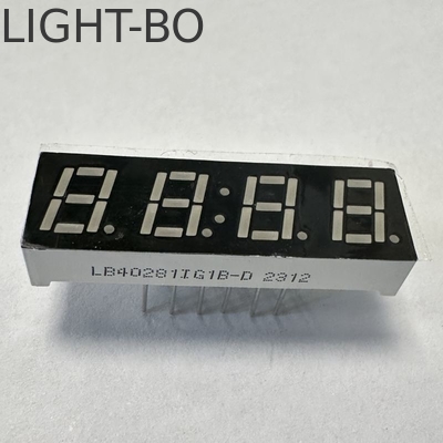 Màn hình LED 7 phân khúc 4 chữ số màu xanh lá cây tinh khiết Công thức cho độ ẩm nhiệt độ
