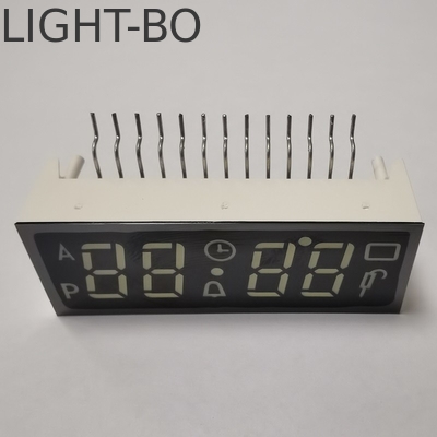 Màn hình LED 7 phân đoạn 4 chữ số cực trắng Anode chung cho bộ đếm thời gian lò tích hợp