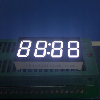 Giá tốt. 0.36 inch Common Anode Ultra Bright White 4 Digit 7 Segment LED Clock Display để điều khiển đồng hồ kỹ thuật số trực tuyến