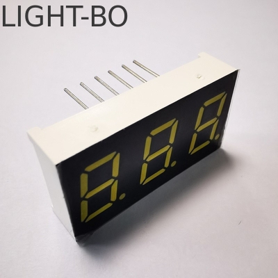Giá tốt. Màu vàng màu xanh lá cây Ba chữ số 7 phân đoạn màn hình LED Common Anode trực tuyến
