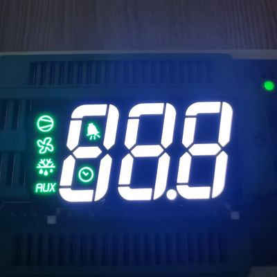 Ultra Bright White / Pure Green Triple Digit LED Display 7 Segment chung anode cho tủ lạnh
