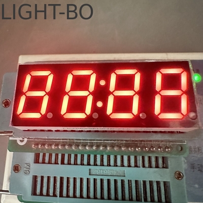 Màn hình LED màu đỏ cực sáng bốn chữ số bảy phân đoạn cho bếp cảm ứng