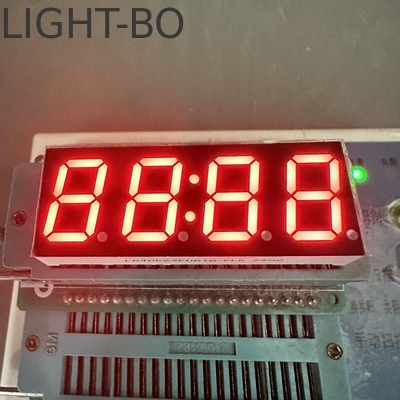 4 chữ số 7 phân đoạn màn hình LED anode chung cực đỏ cho bếp cảm ứng