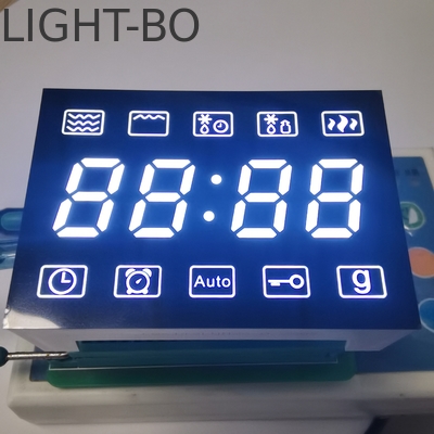 Ống vi sóng Anode thông thường 7 phân đoạn màn hình LED 4 chữ số màu trắng cực sáng