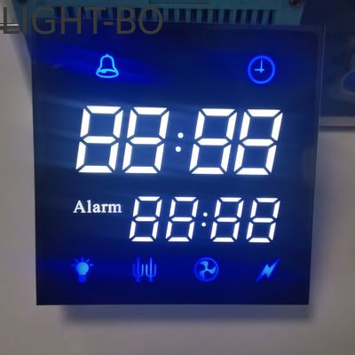 Màn hình LED 7 phân đoạn Anode chung cho bộ đếm thời gian lò kỹ thuật số Ultra trắng / xanh dương