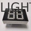 Ultra sáng Đỏ thông thường Anode 20mm Trắng 2 chữ số 7 phân đoạn màn hình LED