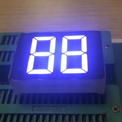 Màn hình LED trắng siêu sáng 20 mm 2 chữ số 7 đoạn chung cho máy nước nóng kỹ thuật số