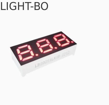 Compact Triple Digit 0.4inch 7 Segment Common Cathode Super Bright Red LED Display cho Máy làm cà phê