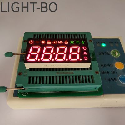 4 chữ số 7 phân đoạn màn hình LED cathode chung cho bộ điều khiển điều hòa không khí