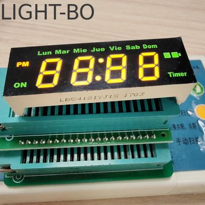 Màn hình LED 7 đoạn 4 chữ số màu Vàng/Xanh lá để điều khiển hẹn giờ