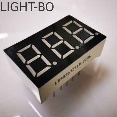 Giá tốt. 7 Segment 3 Digit 9.2mm Super Bright Amber LED Display Common Anode cho Panel Meter trực tuyến