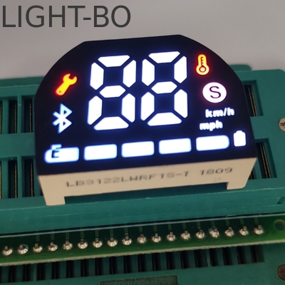 Khách hàng 7 phân đoạn màn hình LED cho xe tay ga điện