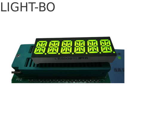 Giá tốt. Màn hình LED 14 đoạn 6 chữ số 0.39 inch siêu xanh tùy chỉnh cho bảng điều khiển trực tuyến
