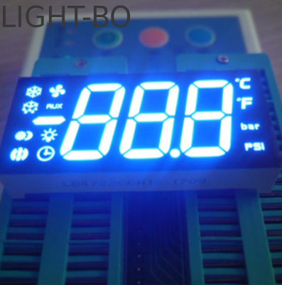 Giá tốt. Ultra màu xanh tươi sáng tùy chỉnh Triple Digit 7 Segment LED Display Common anode cho điều khiển tủ lạnh trực tuyến