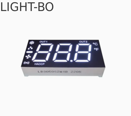 Màn hình LED 7 đoạn 3 1/2 chữ số màu trắng siêu tùy chỉnh cho bảng điều khiển
