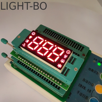 Màn hình LED 7 đoạn 3 chữ số màu đỏ cho bộ điều khiển tủ lạnh