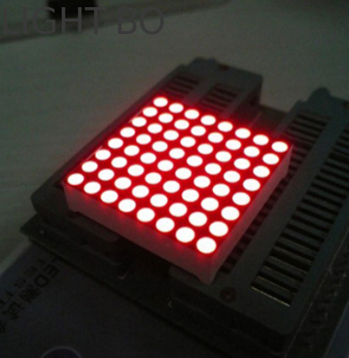 1.26 inch 3mm 8 x 8 Amber Dot Matrix màn hình LED