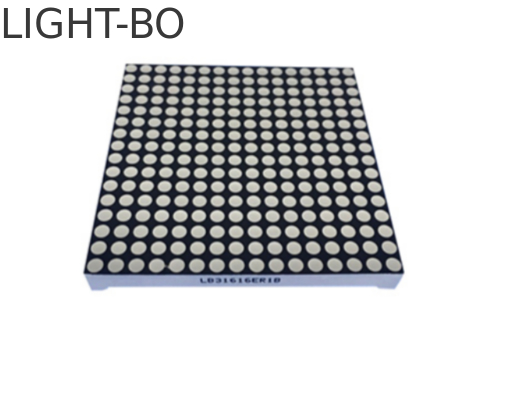 Giá tốt. Super brightRed 3mm 16 x 16 dot matrix led display Dòng Cáp cathode Cột Anode cho màn hình hiển thị trực tuyến