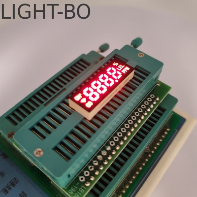 Giá tốt. Bright Red 4-Digit LED Clock Display for Easy-Read Time on Home Appliances trực tuyến