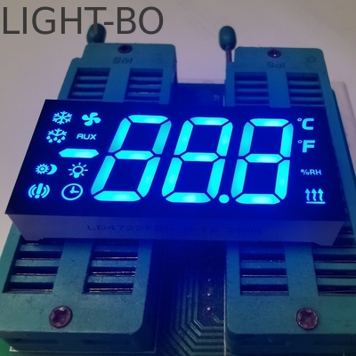 Giá tốt. Ultra Bright Blue Triple Digit 7 Segment LED Display Common Cathode cho bộ điều khiển tủ lạnh trực tuyến