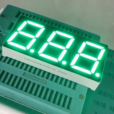 Giá tốt. Low Current Pure Green 20.32mm (0.8-Inch) 3-Digit 7-Segment Common Cathode LED Display for Temperature Controllers trực tuyến