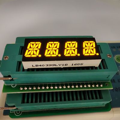 Giá tốt. 4 Digit 16 Segment Yellow Alphanumeric LED Display for Instrument Panel trực tuyến