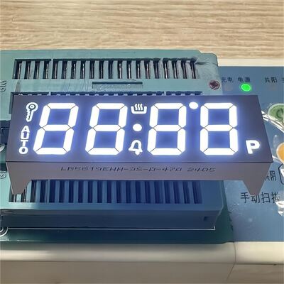 Màn hình LED siêu trắng 7 đoạn Cathode chung 4 chữ số cho lò nướng 58,2 * 19mm
