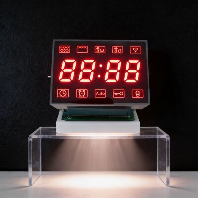 Ultra Bright Red 4 chữ số hiển thị LED tùy chỉnh cho lò vi sóng kỹ thuật số và thiết bị đo điện tử