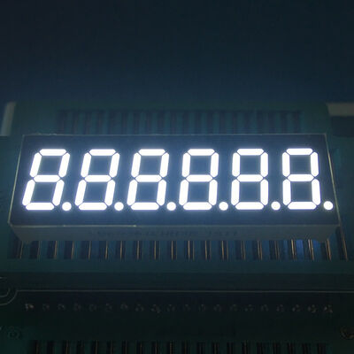 Giá tốt. Màn hình LED 7 đoạn 6 chữ số 9,2mm siêu sáng trắng cực âm chung cho đồng hồ đếm ngược kỹ thuật số trực tuyến