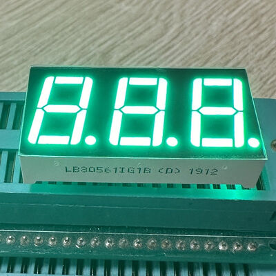 Giá tốt. Màn hình LED Cathode phổ biến Ultra Bright White Grey Bề mặt 7 Segment 3digit 14.2mm cho bộ điều khiển nhiệt độ trực tuyến