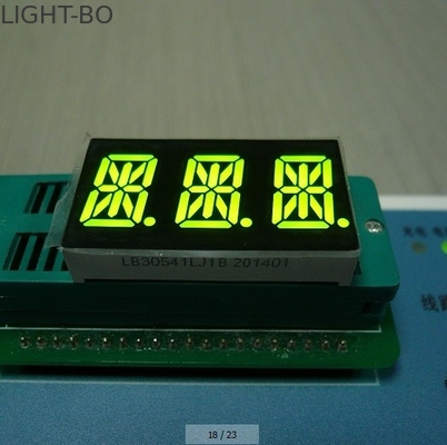 Super Amber Triple Digit 14 Màn hình LED hiển thị đủ màu 0,56 inch cho chỉ báo kỹ thuật số